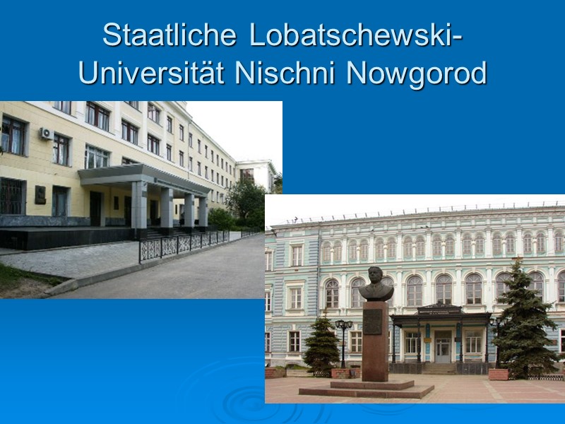 Staatliche Lobatschewski-Universität Nischni Nowgorod